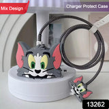 Cartoon Silicon Charger Case Cover for iP 18-20W USB-C (Mix Design)