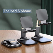 Phone holder stand with anodized aluminum finish