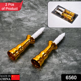 2 Pcs LED Candle Light – Flameless Decorative Lamp for Home & Wedding