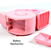 Side view of compact USB fan for office