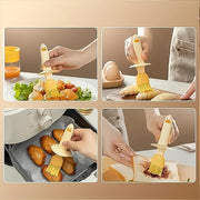 Ergonomic design of the 2-in-1 oil dispenser bottle with a comfortable grip