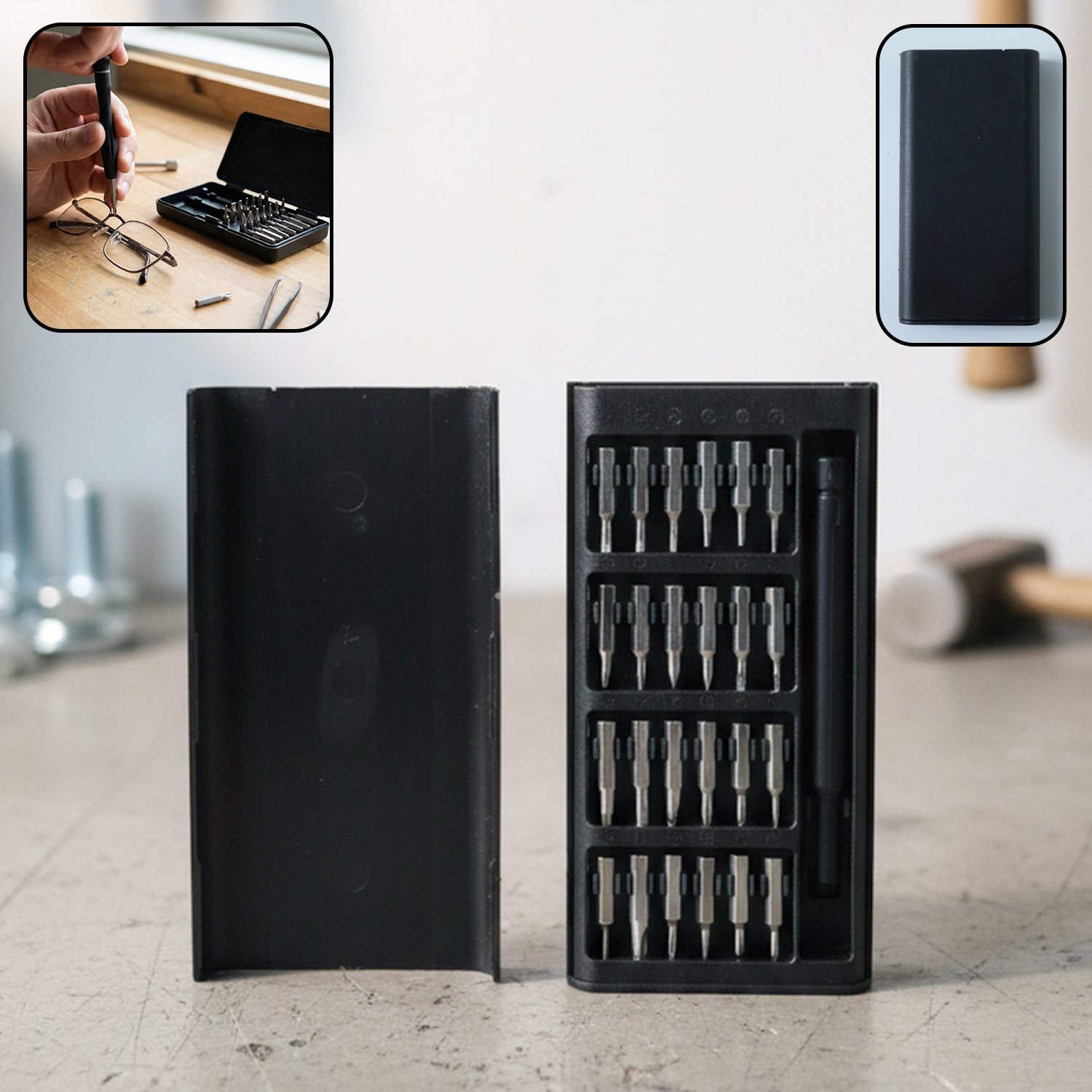 24 In 1 Precision Screwdriver Tool Kit - Medium Size (1 Set)