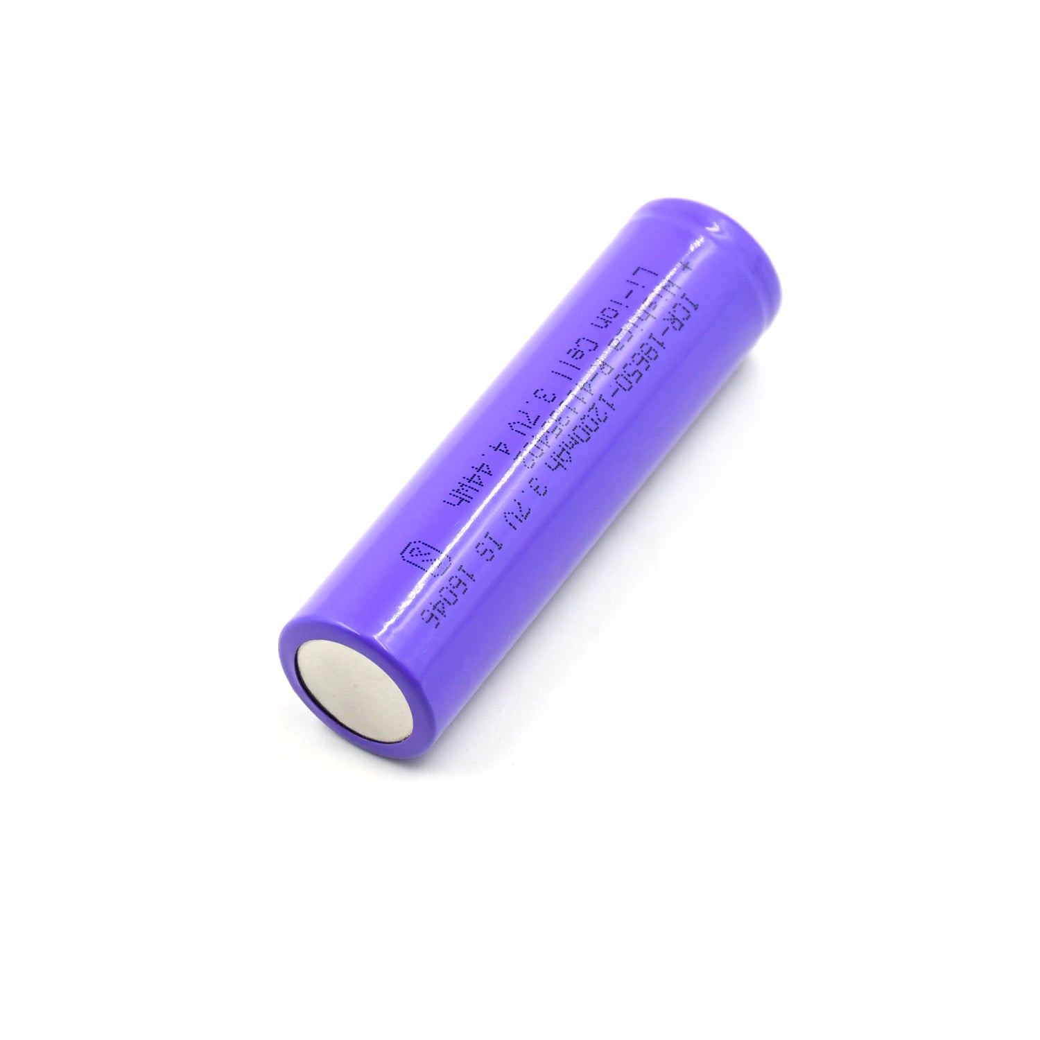Flat top lithium rechargeable battery battery detail view