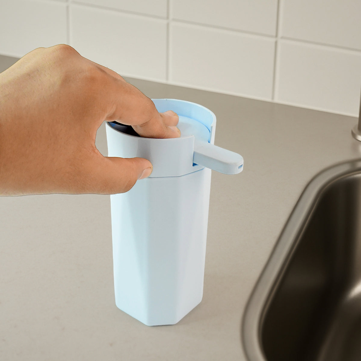 Apex Push It! dispenser showing ergonomic push mechanism