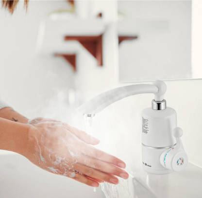 Electric faucet with digital temperature display