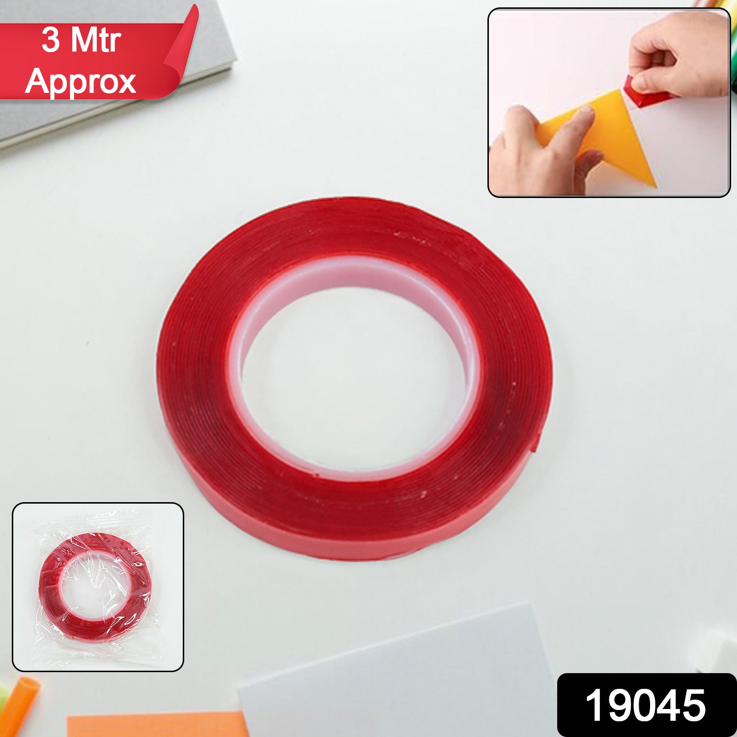 Heavy Duty Transparent Acrylic Foam Mounting Tape 3-meter roll
