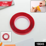 Heavy Duty Transparent Acrylic Foam Mounting Tape - 3 Mtr Roll