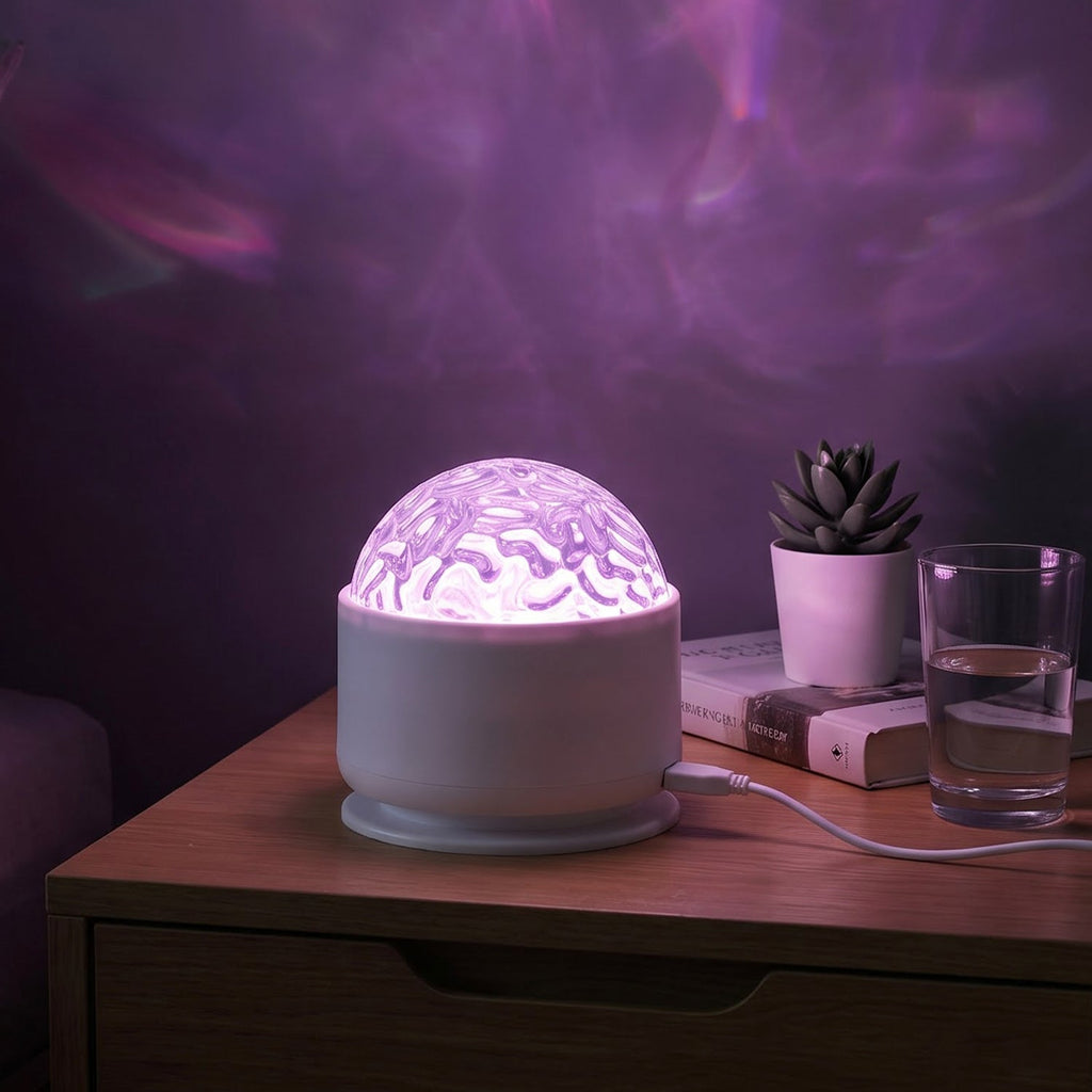 Led Starry Projection Night Light With Remote For Bedroom Ambient Decor (1 Set)