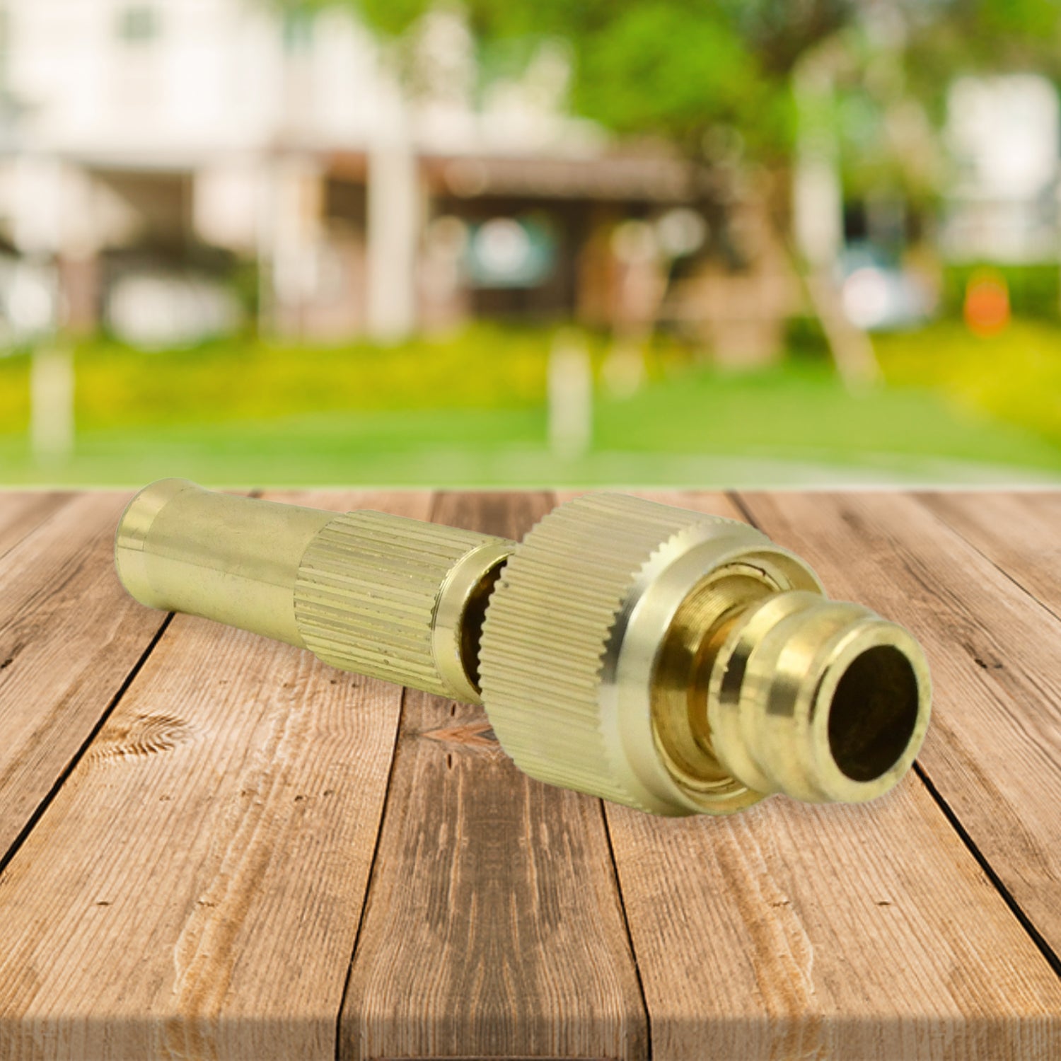 High-Pressure Adjustable Water Spray Nozzle – Brass Car Wash & Garden Hose Tool
