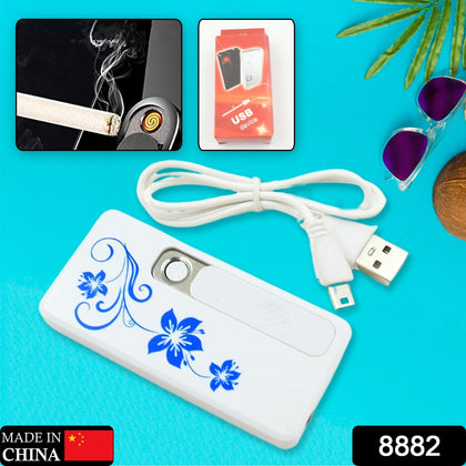 Stylish electric USB rechargeable flameless lighter front view