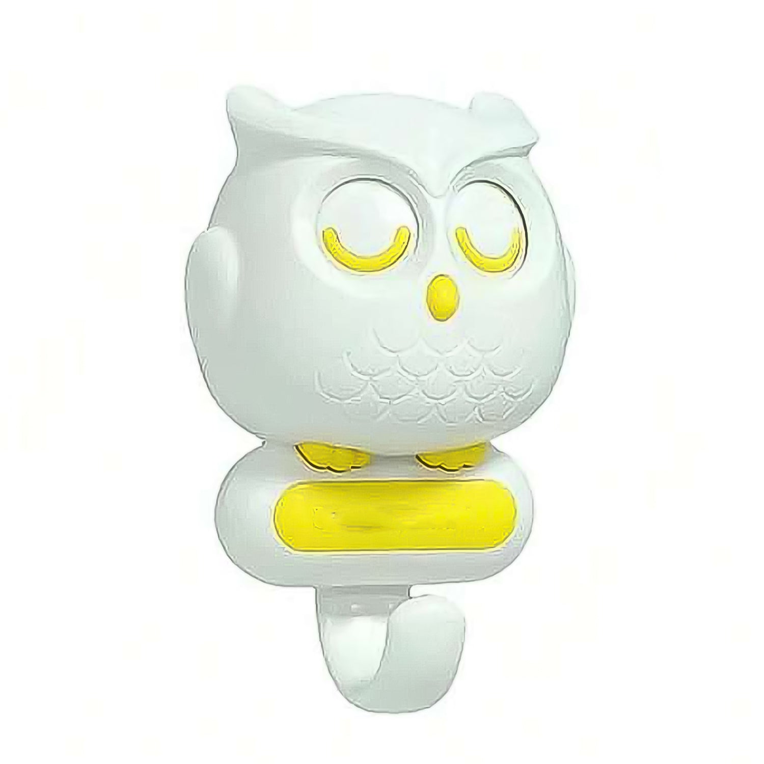 The strong adhesive backing of the bird wall hook, ensuring secure and easy installation.
