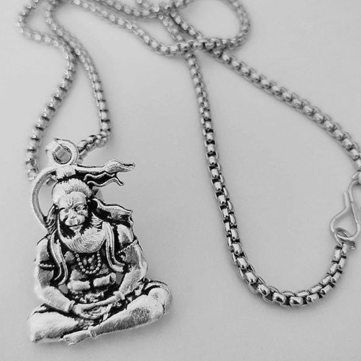 Hanuman Ji Pendant Necklace – Religious Jewellery for Men & Women