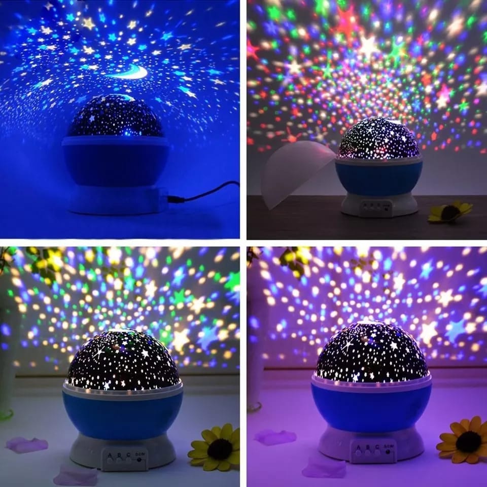 Color Changing Star Master Night Lamp – Rotating Galaxy Projector