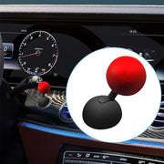 Angled view of the universal car push start button cover