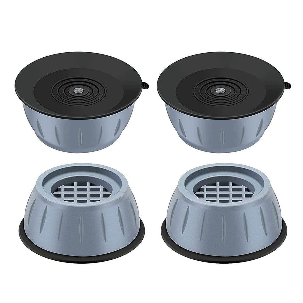 Anti-Vibration Pads with Suction Cup Feet – Shock Absorbing Feet for Washing Machines & Appliances