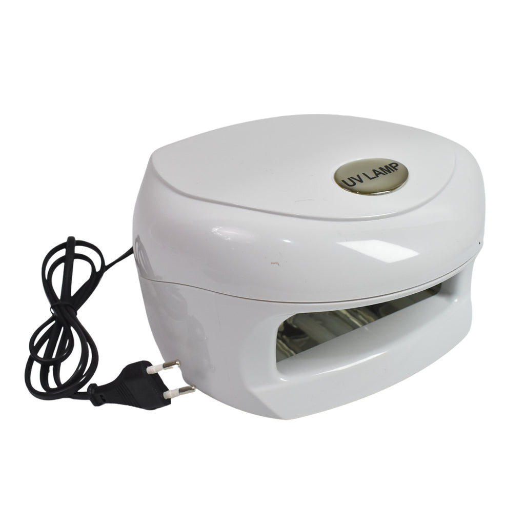 Back view of 18W LED UV Nail Lamp showing power switch