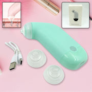 Vacuum blackhead remover kit with device and accessories