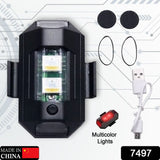 Mini LED Strobe Light – Waterproof USB Rechargeable RGB Safety Light