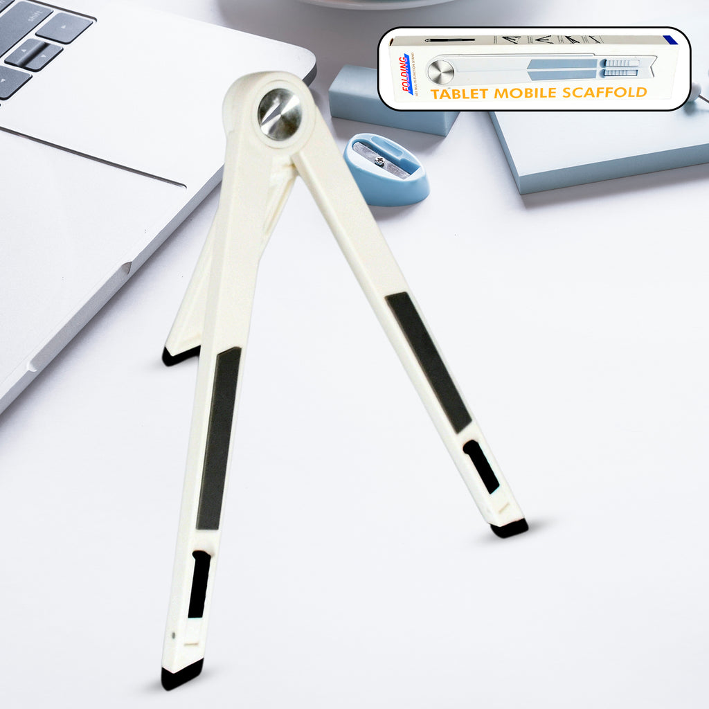 Adjustable angle positions of tablet mobile stand