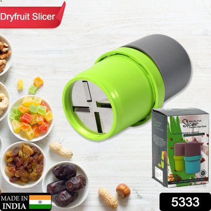 3-in-1 Dry Fruit Grinder and Slicer with Stainless Steel Blades Multicolor