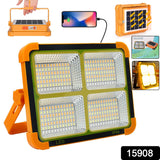 Solar Powered LED Floodlight – High Brightness with USB Power Bank (1 Pc)