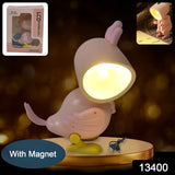 Magnetic Parrot Night Light Lamp - Portable LED for Kids & Home