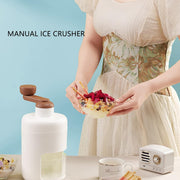 Compact gola maker featuring a durable stainless steel blade and easy assembly.