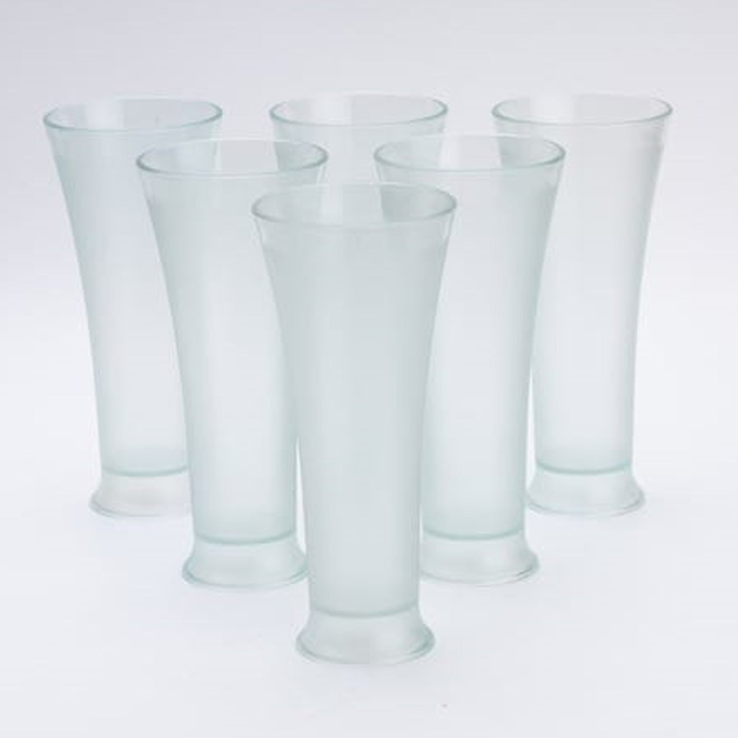 Faluda & Juice Glass Set – High-Quality Transparent Drinking Glasses, Set of 6 (300ml)