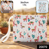 Printed Zipper Pouch (26  21 Cm 1 Pc)