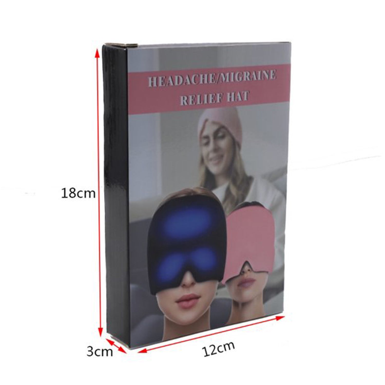 Headache Relief Cap – Wearable Ice Hat for Migraine, Sinus Pain & Stress Relief