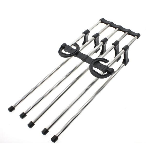 Adjustable Trouser Pants Hanger Organizer – Space-Saving Wardrobe Rack