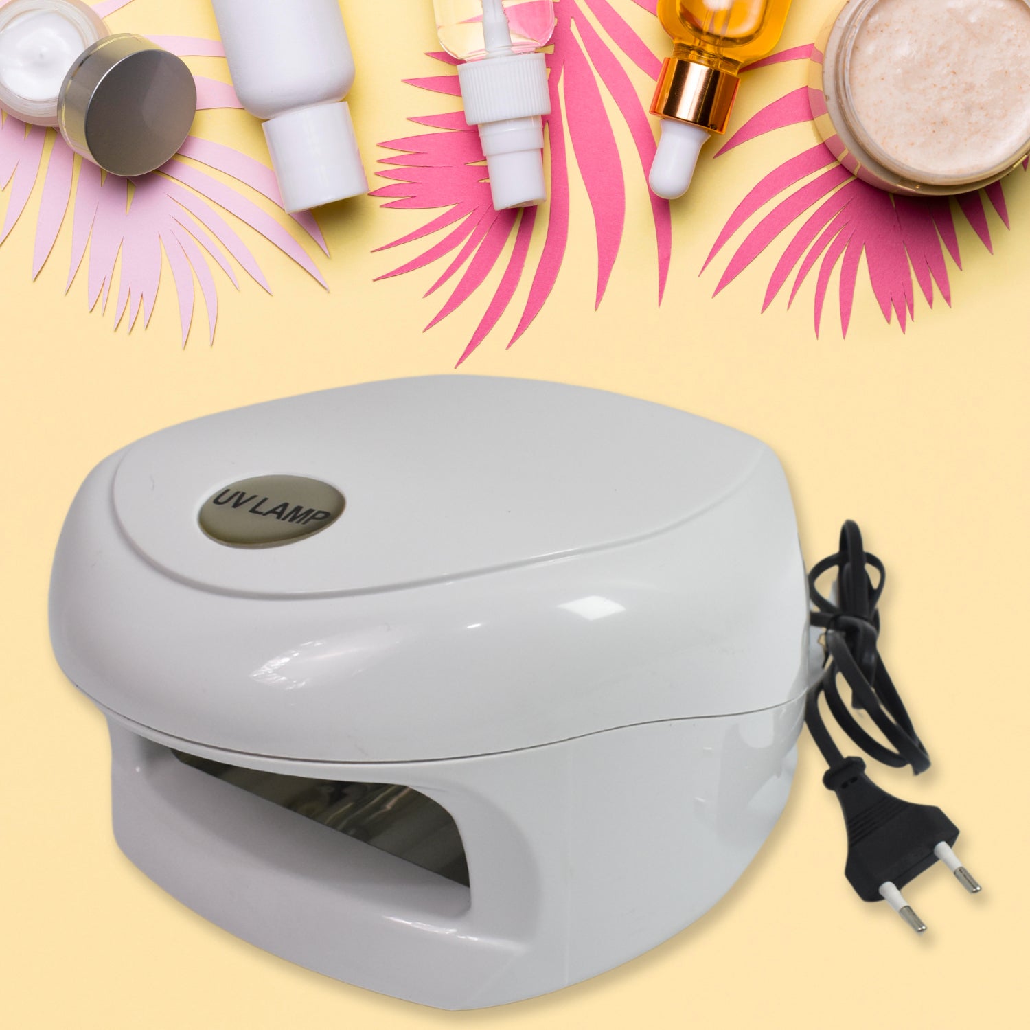 18W LED UV Nail Lamp in use for gel polish curing