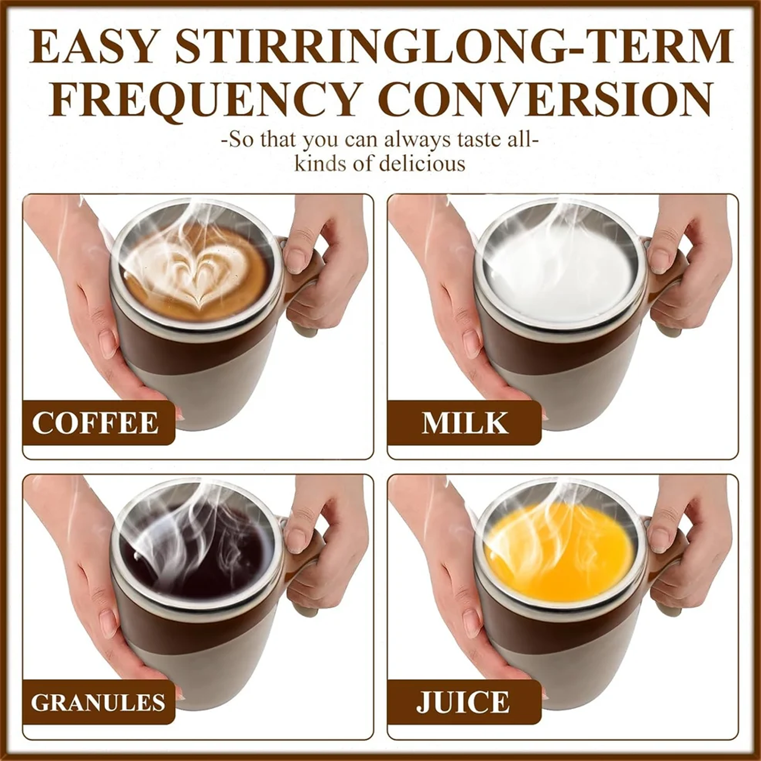 Electric Magnetic Stirring Mug top and stirring mechanism