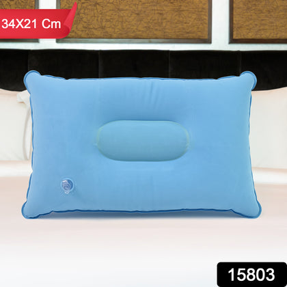 Inflatable travel pillow in mixed colors