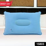 Comfortable Inflatable Travel Pillow 34x21 cm - Portable & Ergonomic