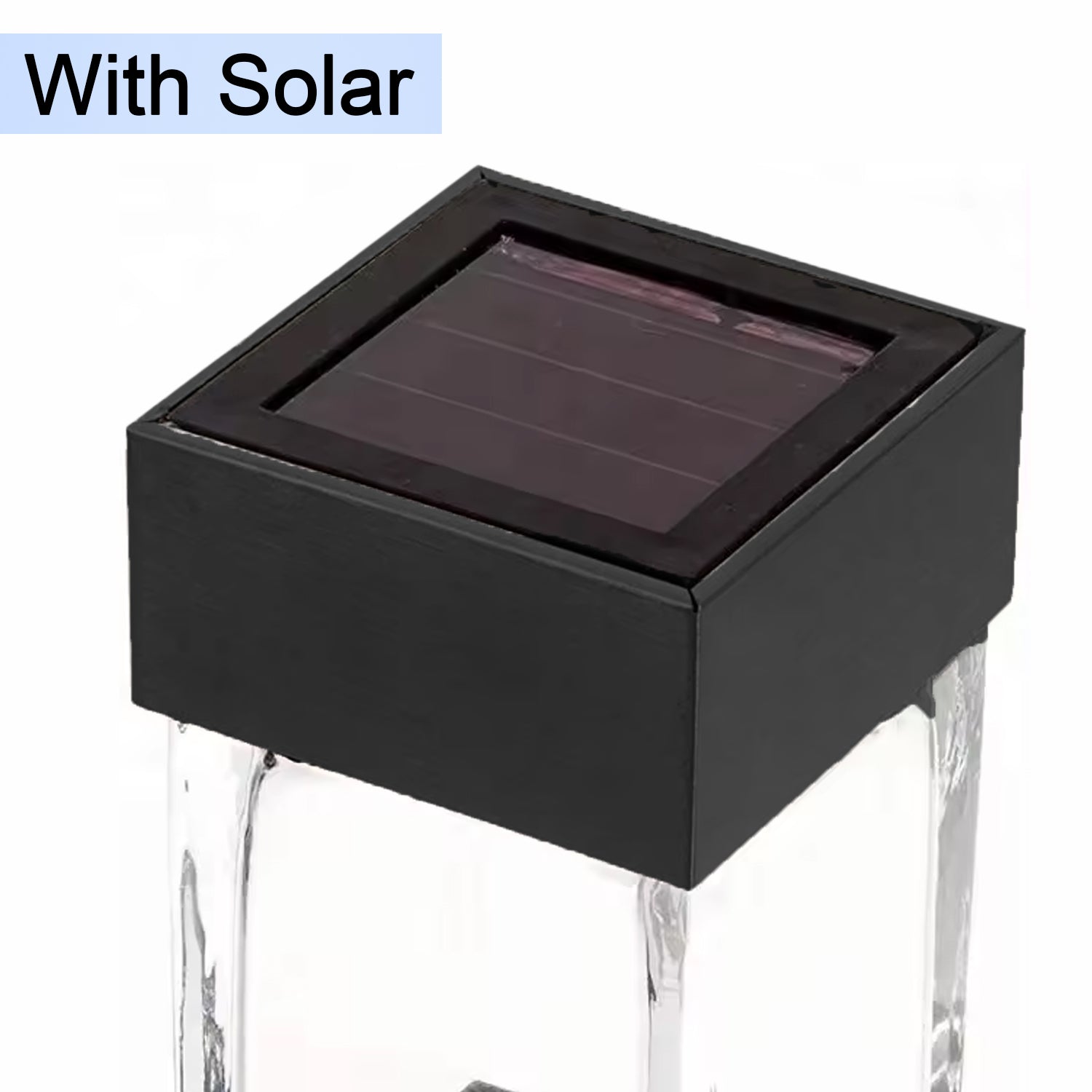 Weather-resistant solar garden light enduring rain