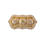Triveni Kankavati Kumkum Holder With 3 Compartments For Puja And Tilak (1 Pc)