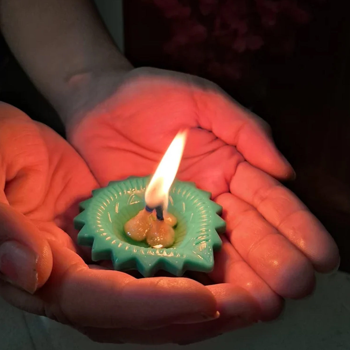Silicone Diya For Diwali Attractive Design Colourful Diya Combo (6 Pcs Set)