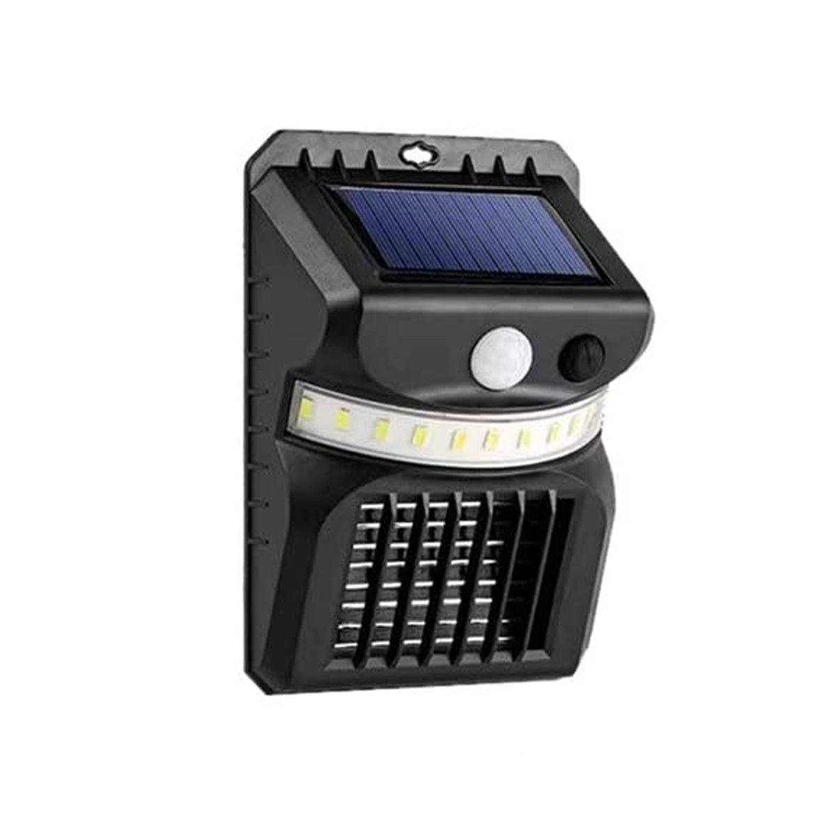 Easy installation of solar bug zapper on outdoor wall