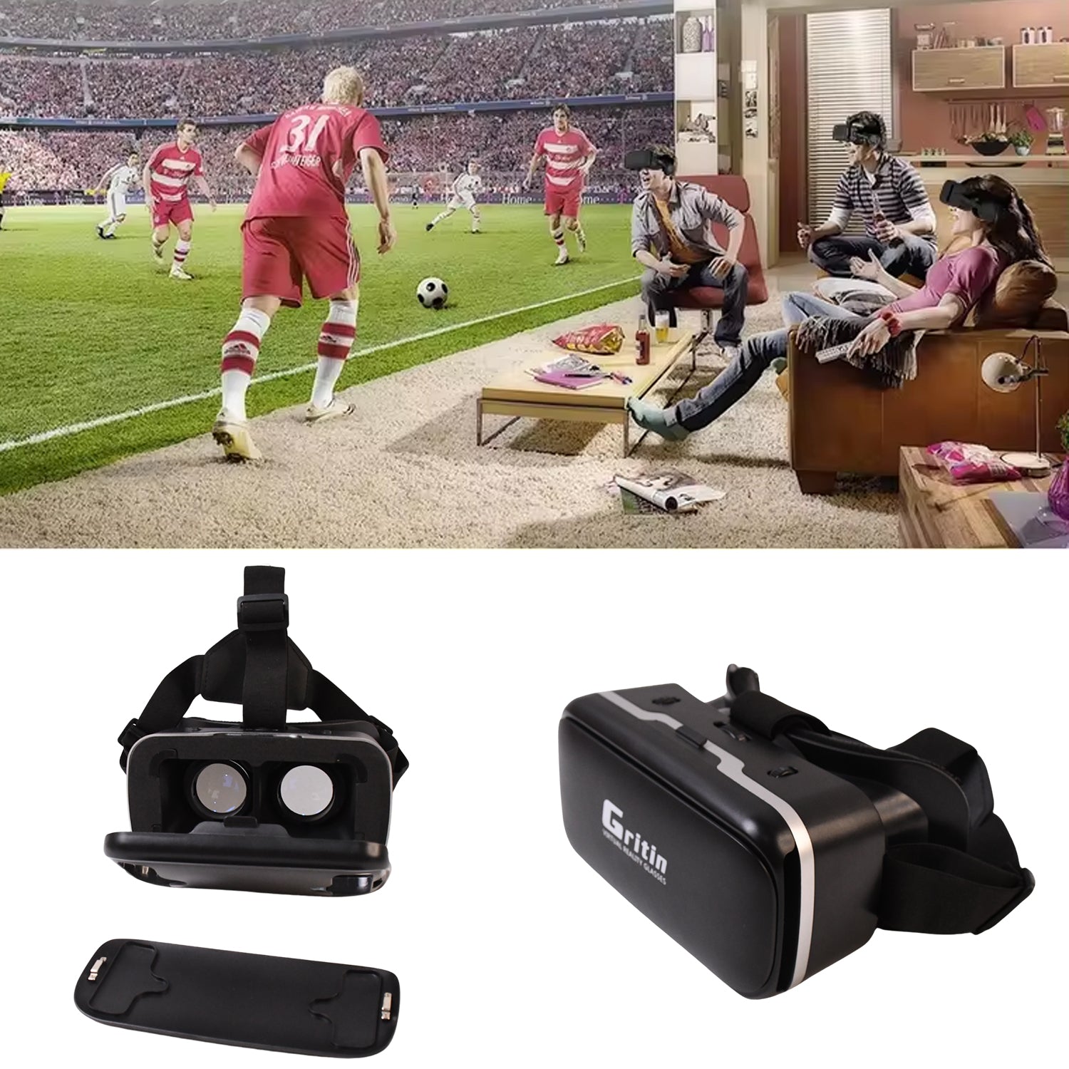 VR Virtual Reality 3D Glasses Headset