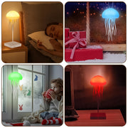 Close-up of jellyfish mood light on a table