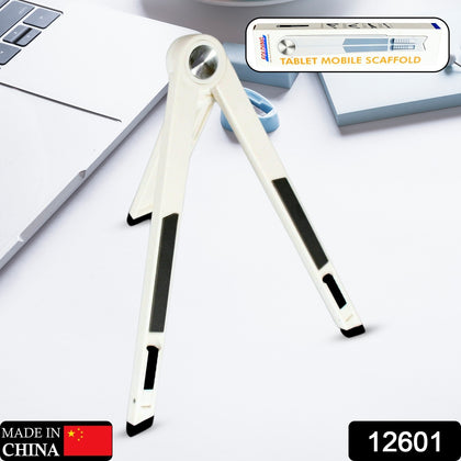Slim foldable tablet mobile stand front view