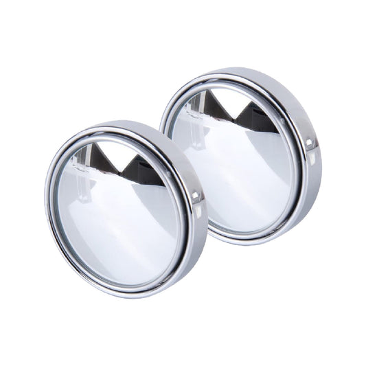 360degree Blind Spot Round Wide Angle Adjustable Convex Rear View Mirror (Pack Of 2)