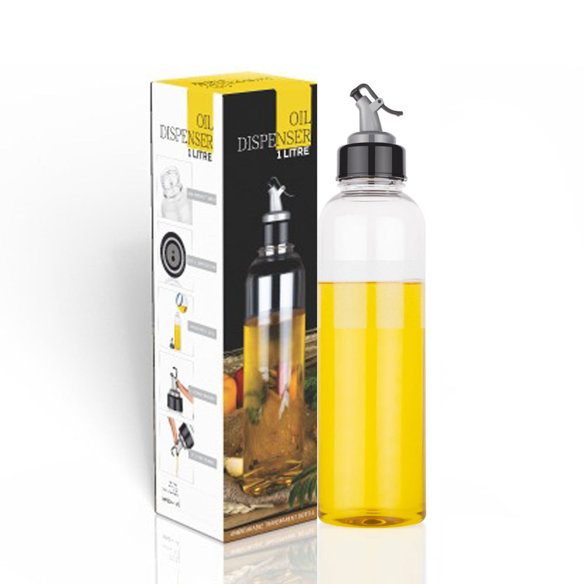 Plastic oil & vinegar dispenser bottle from Wukusy