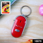 Key finder attached to a keyring