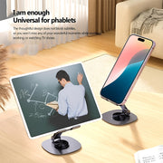 Compact and foldable mobile stand for tablets and phones