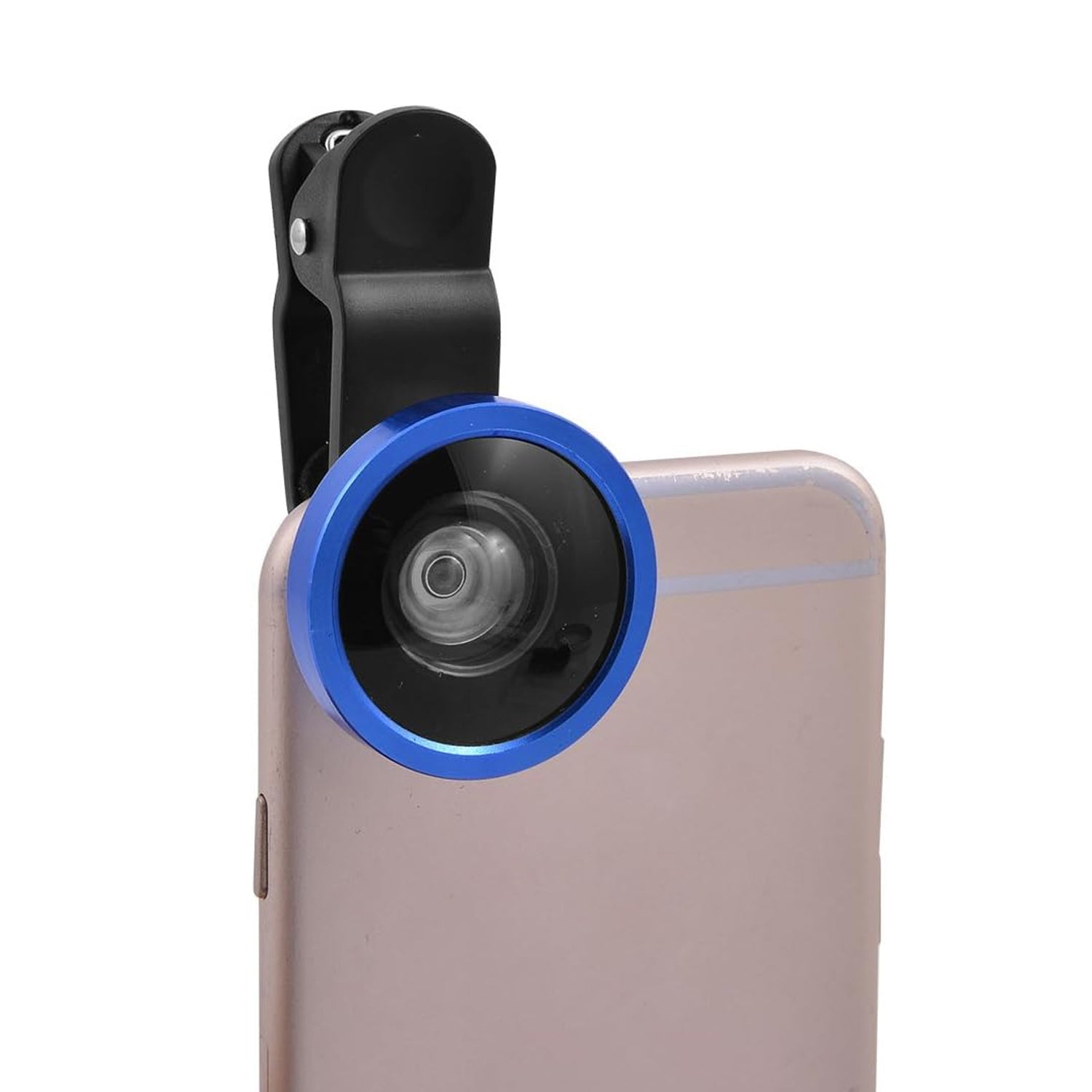 Universal clip-on selfie lens detached, showing its design and clip mechanism
