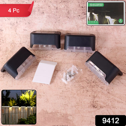 Wukusy solar step lights illuminating garden pathway at night