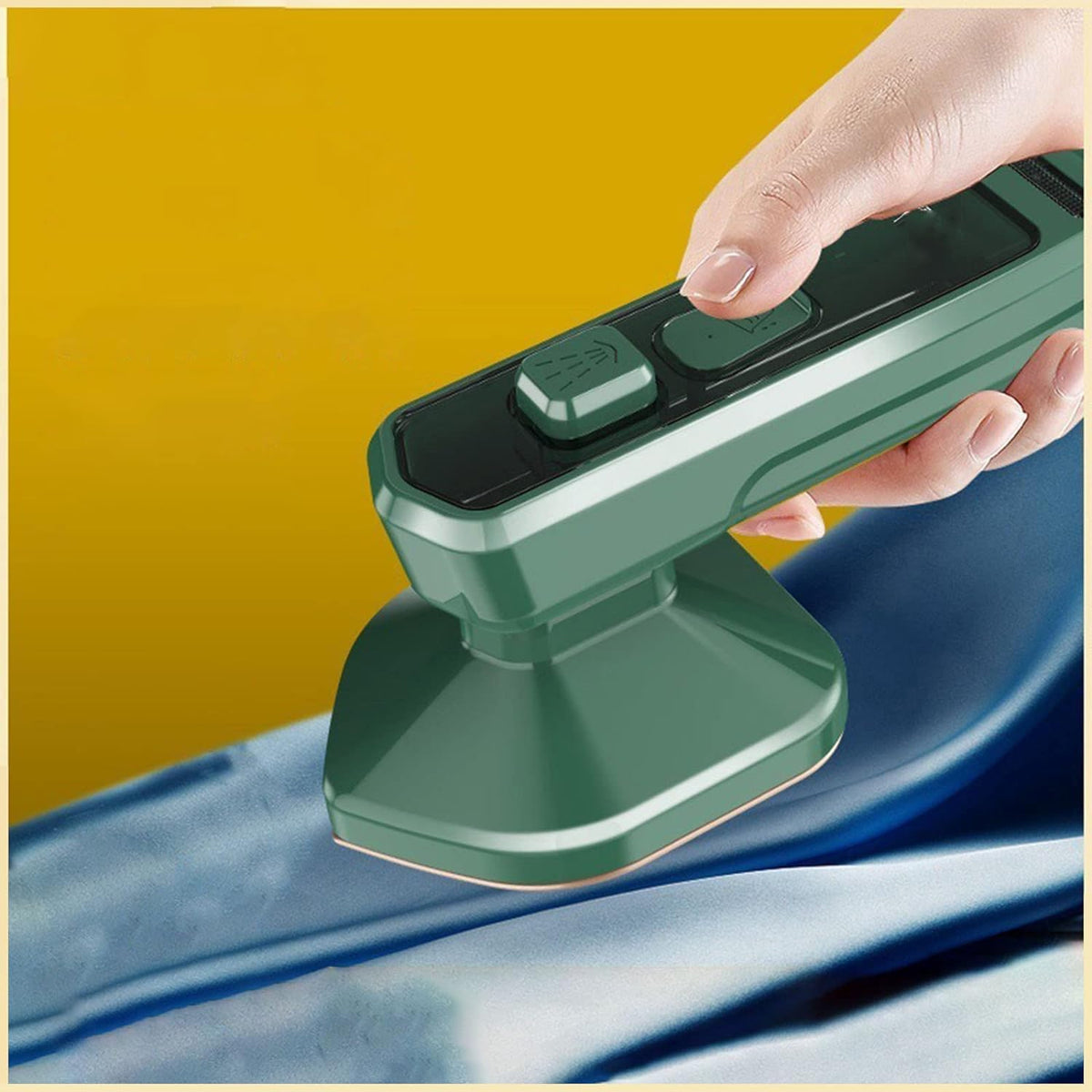 Powerful steam emission from handheld iron