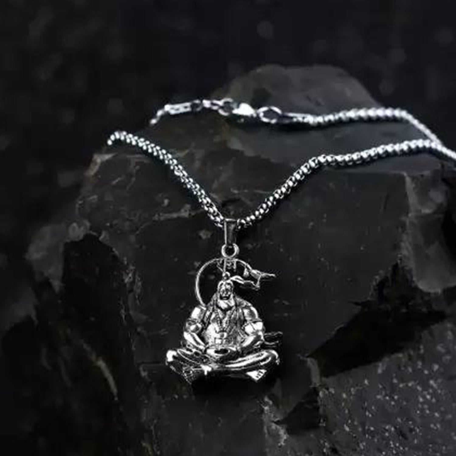 Hanuman Ji Pendant Necklace – Religious Jewellery for Men & Women
